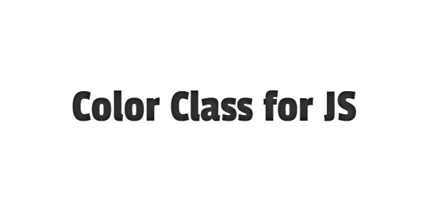 xNedKx | CC.js | color class for js